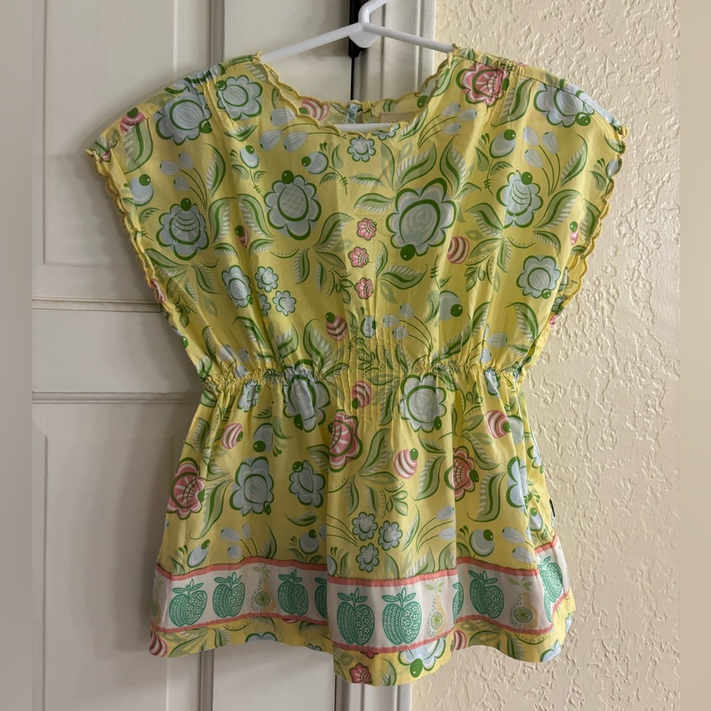 Matilda Jane Hello Lovely Elegant Blossoms Cotton Top Girl's Size 6